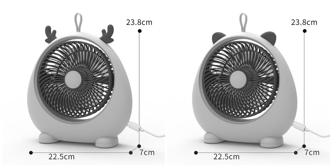 Women's Portable Mini Fan in Kawaii Animal Design Stornfield
