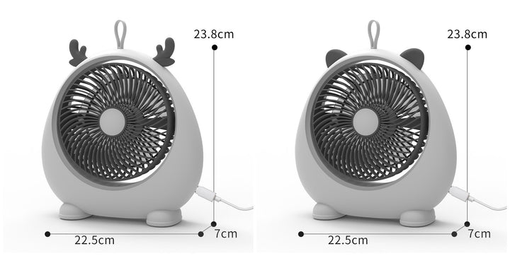 Women's Portable Mini Fan in Kawaii Animal Design Stornfield