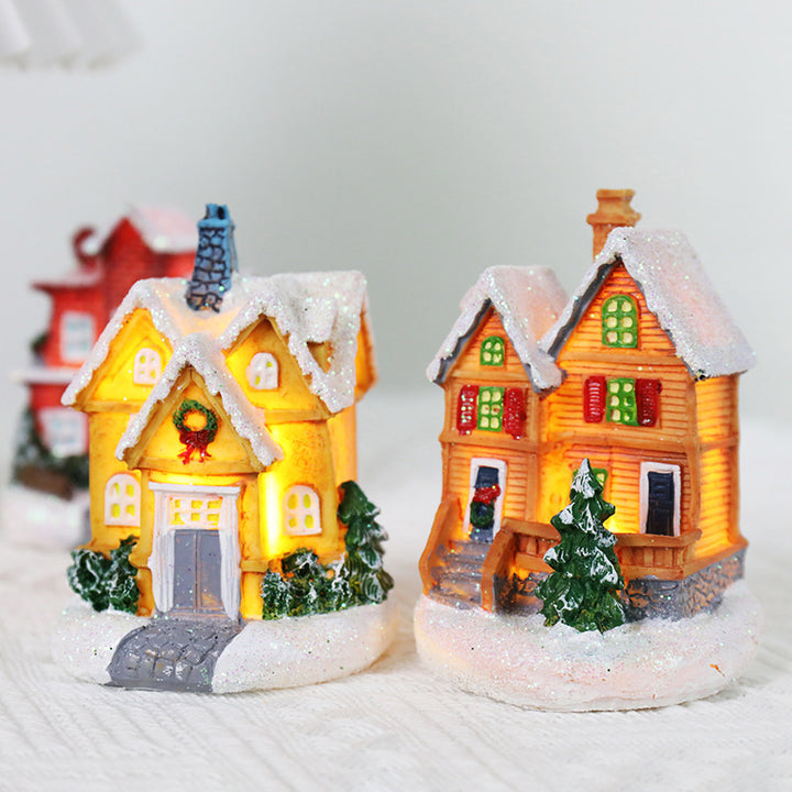 Illuminated Winter Cottage Figurine