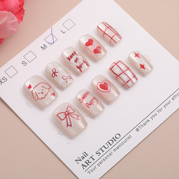 Trendy Press-On Nail Set Stornfield