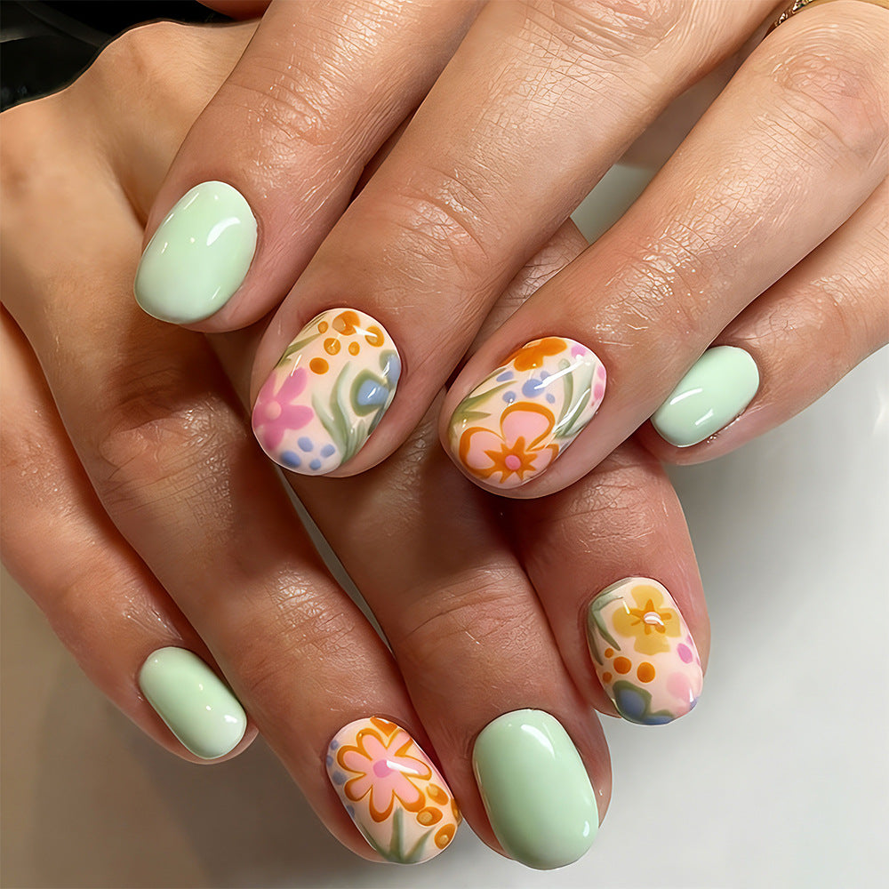 Floral Abstract Nail Art Stornfield