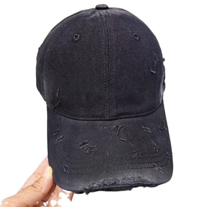 Men's Distressed Denim Baseball Cap Stornfield