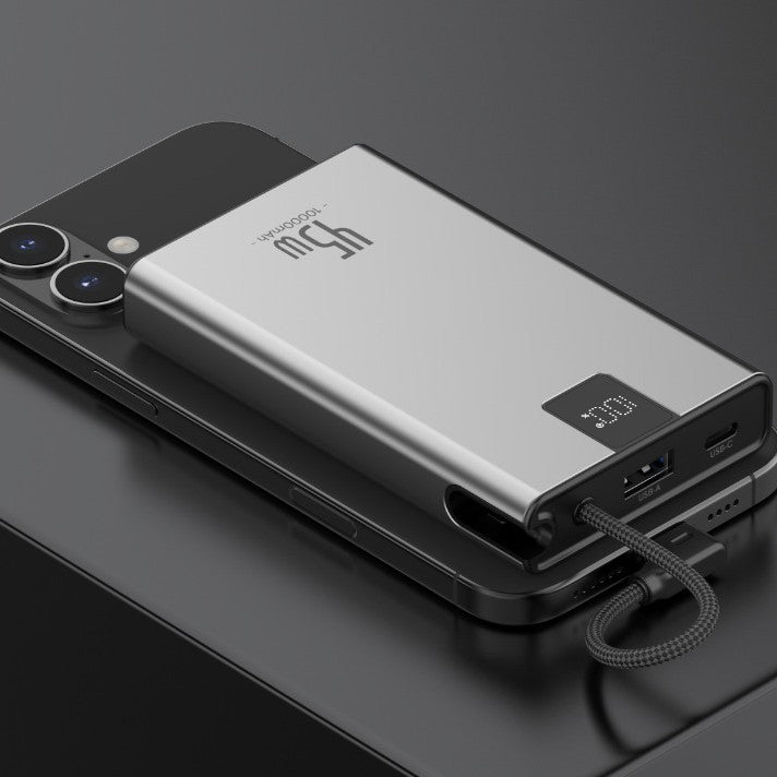 Portable high-performance power bank with smart charging display and USB-C connection Stornfield