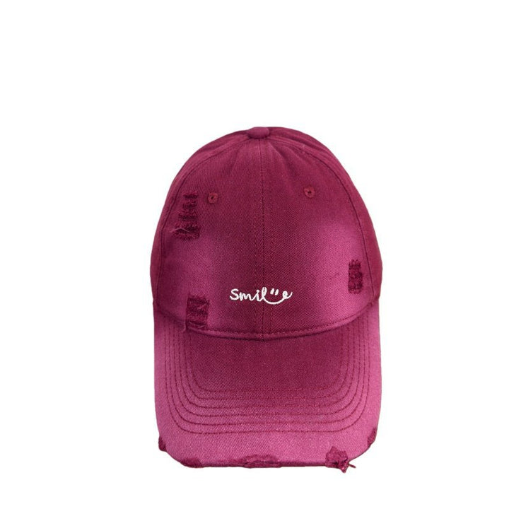 Women's Distressed Cotton Baseball Cap Stornfield 1784270843
