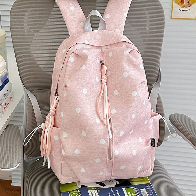 Polka Dot Patterned Casual Backpack Stornfield
