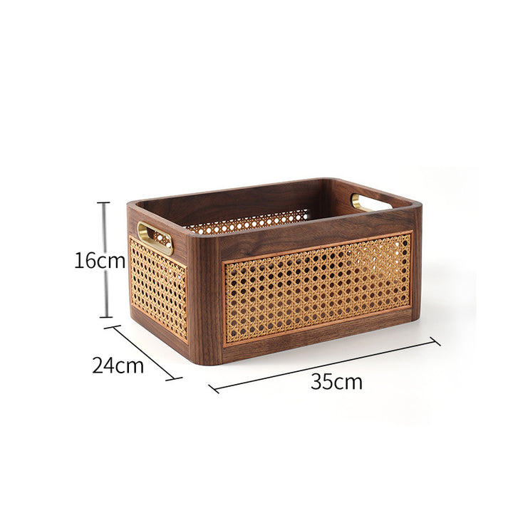 Artisan Handwoven Storage Crate Stornfield