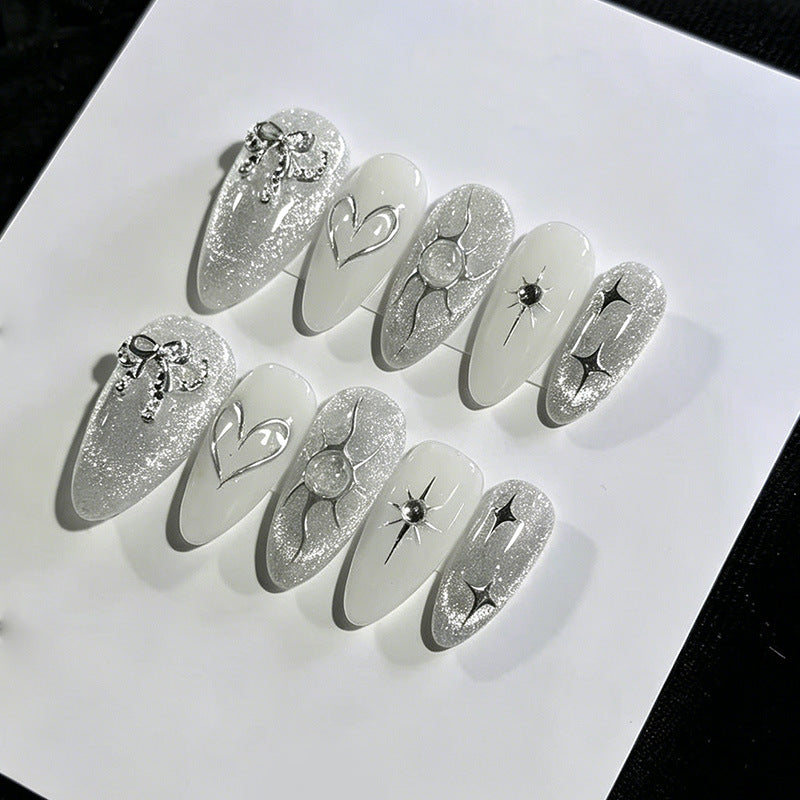 Glittering Decorative Press-On Nail Set Stornfield