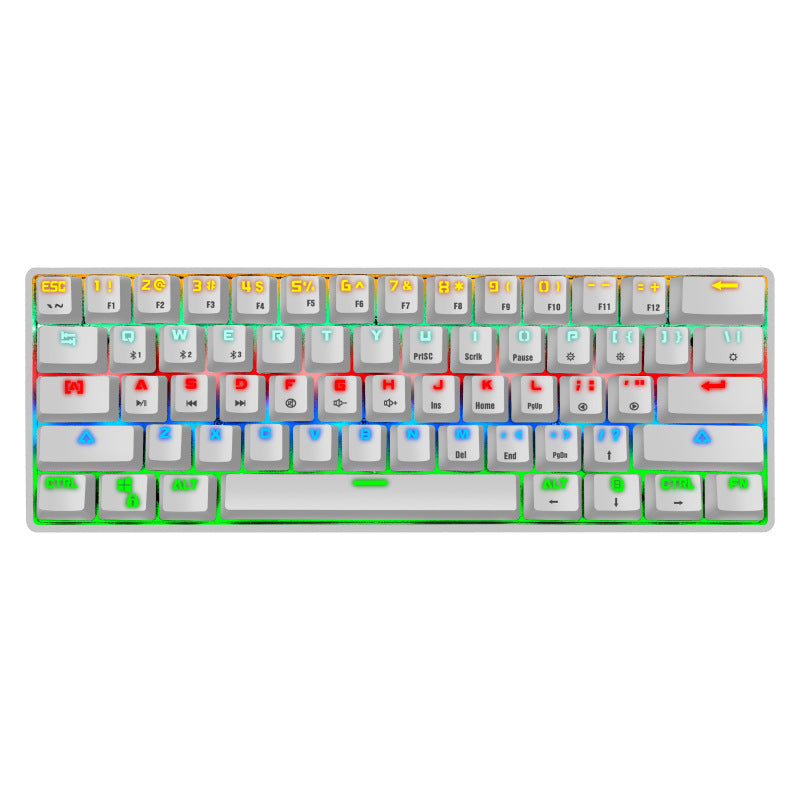 Compact Mechanical Gaming Keyboard with Backlit Keys Stornfield
