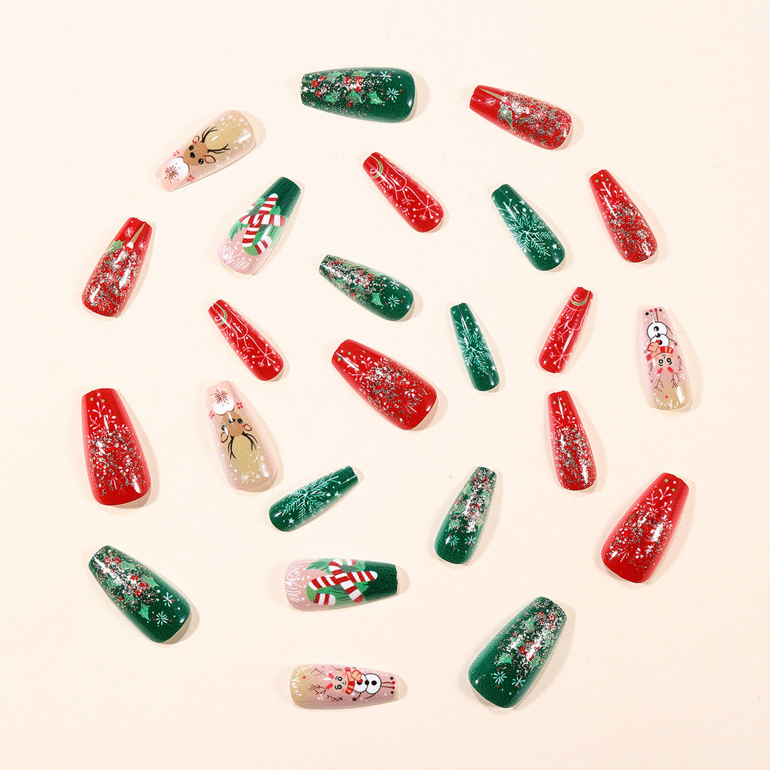 Festive Themed 3D Nail Art Extensions Stornfield