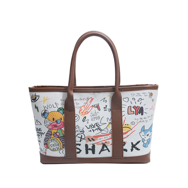 WoPlayful Illustrated Canvas Tote Bag Stornfield