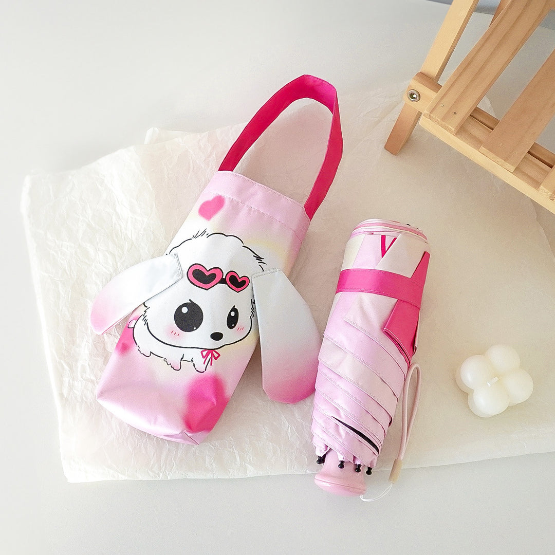 Women's funny folding umbrella with cute animal designs Stornfield