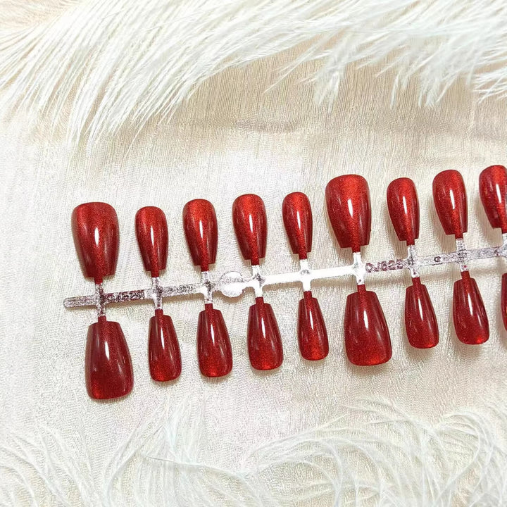 Shiny artificial nails with sparkling at the highest level Stornfield