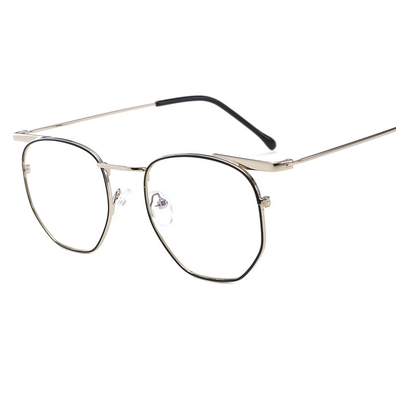 Women's fashionable rectangular glasses with elegant metal frame Stornfield