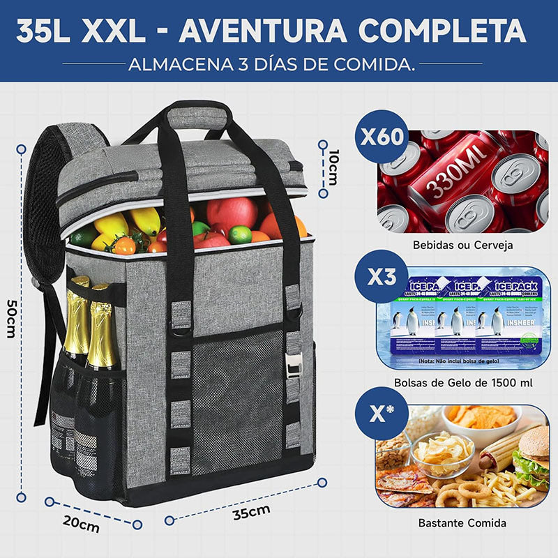 Women's Insulated Cooler Backpack with Generous Compartment Design Stornfield