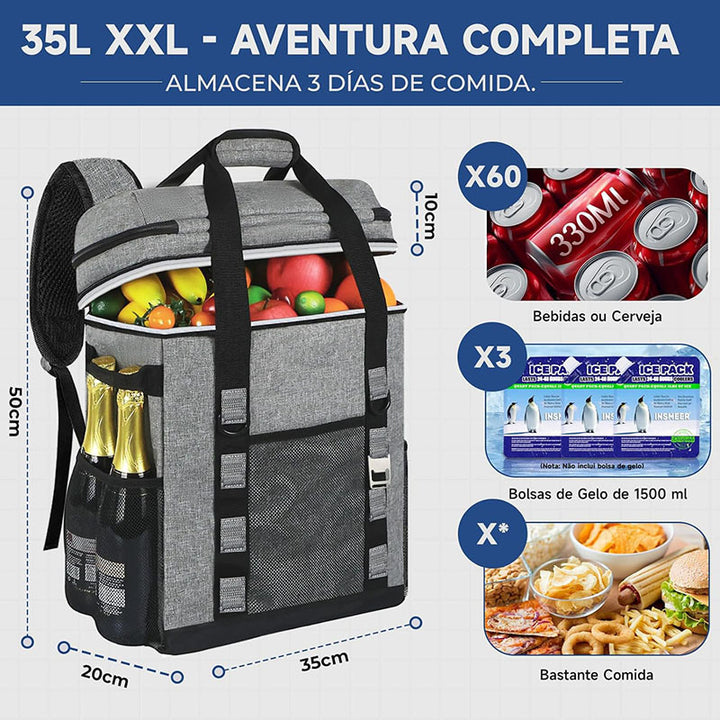 Women's Insulated Cooler Backpack with Generous Compartment Design Stornfield