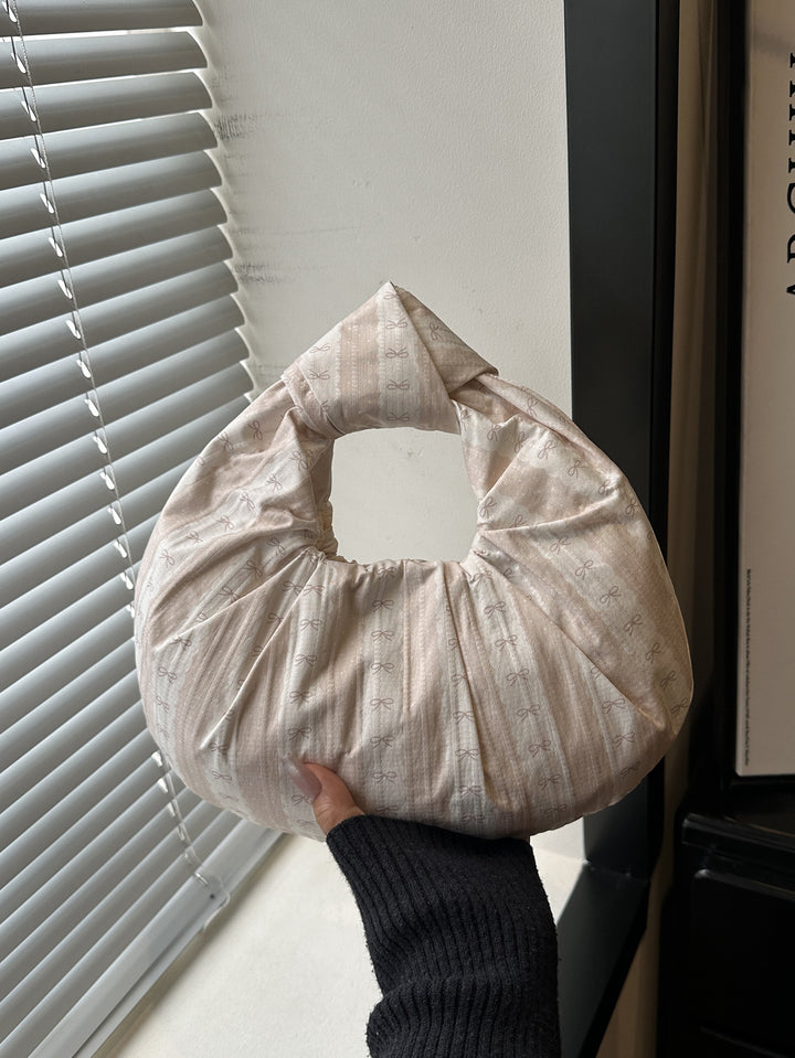 Decorative Bow-Detail Handbag