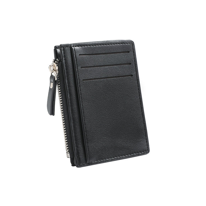 Compact Zippered Leather Cardholder Stornfield