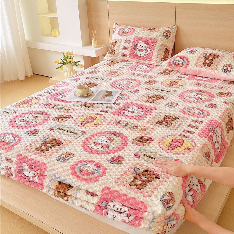 Floral Patterned Bed Cover