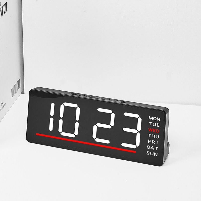 Digital clock with large LED display and multiple alarm functions Stornfield