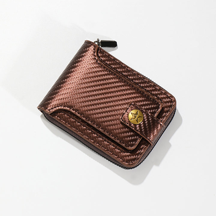 Compact Carbon Fiber Zip Wallet Stornfield