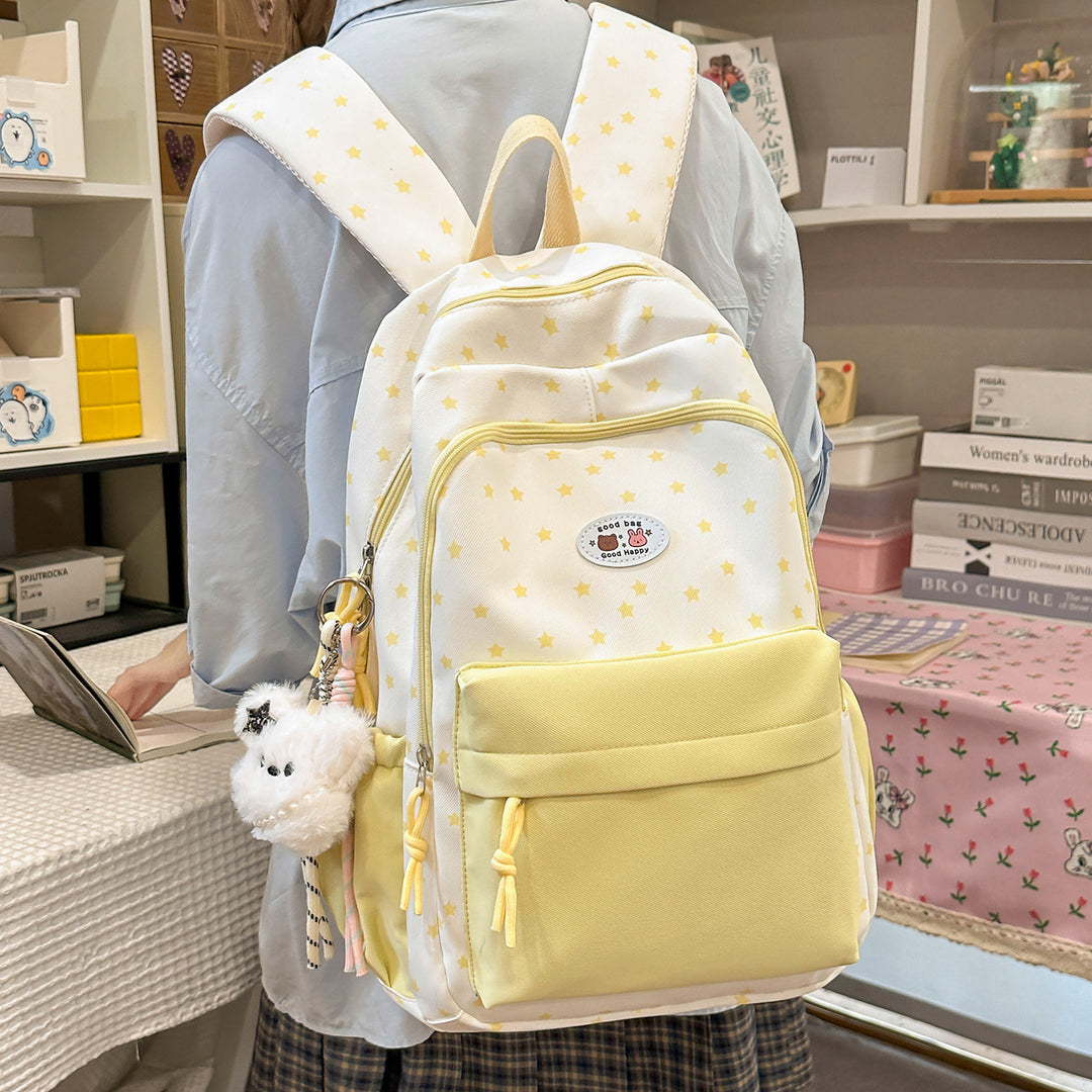 Star-Patterned Casual Backpack Stornfield 1791204314
