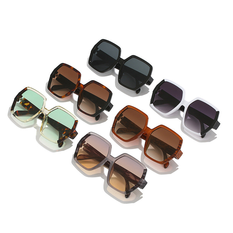 Women's stylish oversized sunglasses with elegant square frame Stornfield