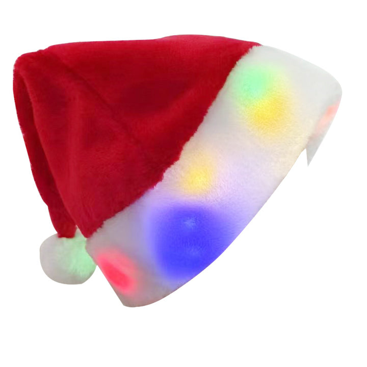 Bright Christmas hat made of plush