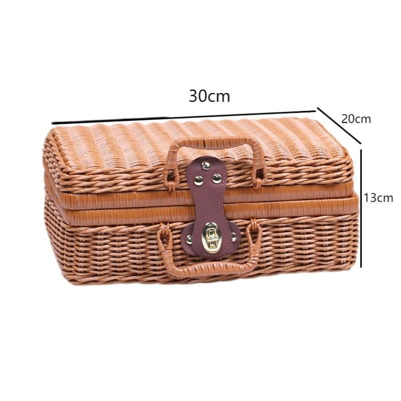 Vintage Woven Picnic Chest Stornfield
