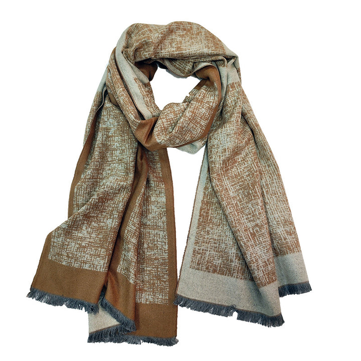 Ladies Elegant and Warm Scarf with Geometric Pattern Stornfield
