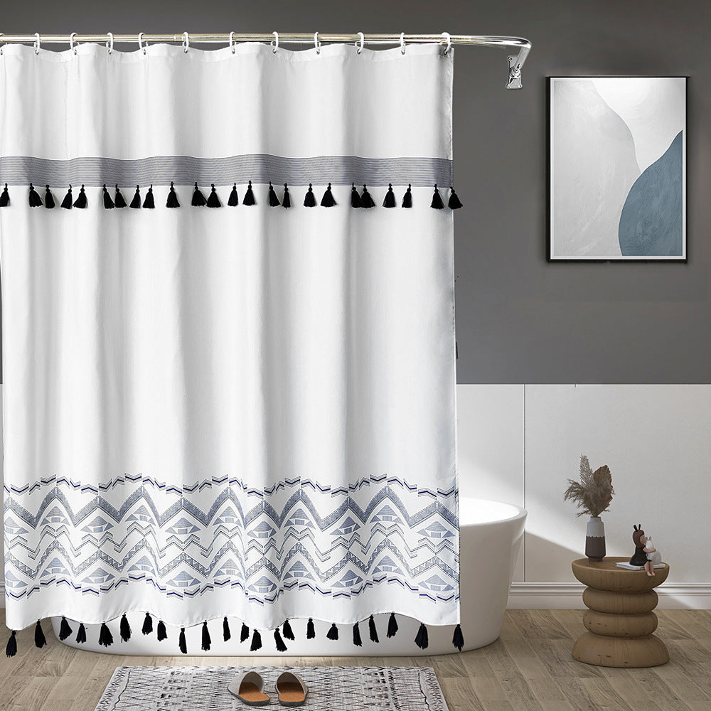 Ethnic Patterned Shower Curtain Stornfield