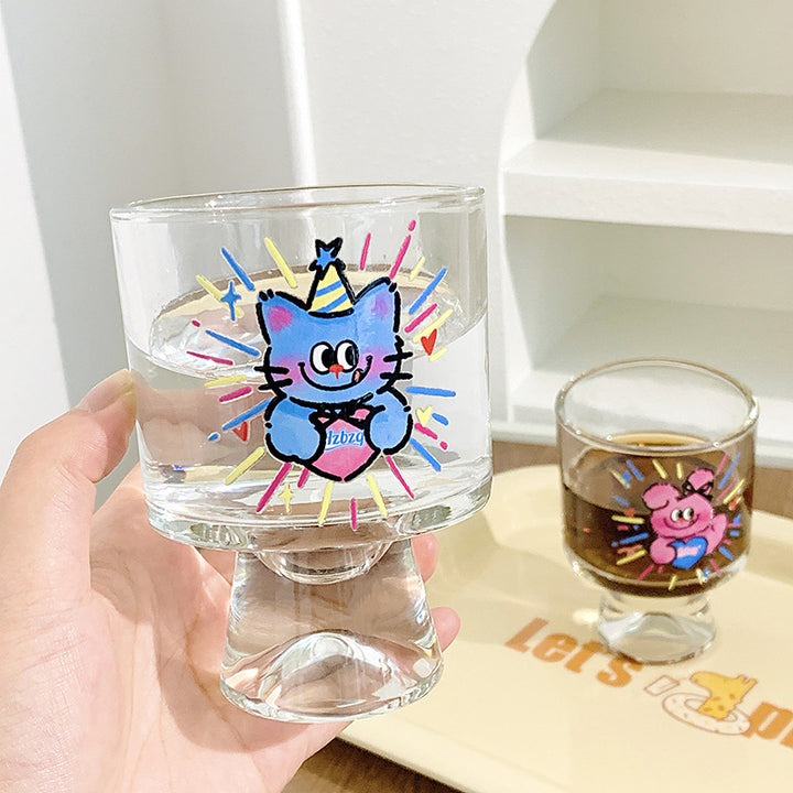 Funny and Creative Drinking Glass with Unique Animal Design Stornfield