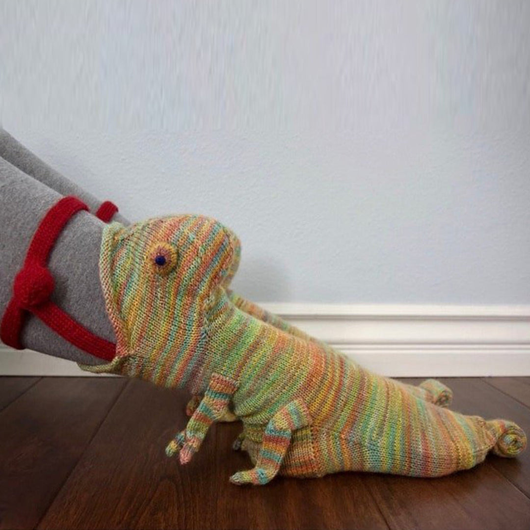 Knitted Crocodile Socks | Stornfield
