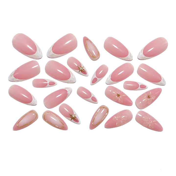 Elegant artificial nails with floral accents Stornfield