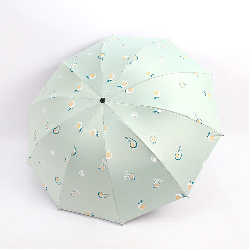 Ladies folding umbrella with cheerful motifs Stornfield