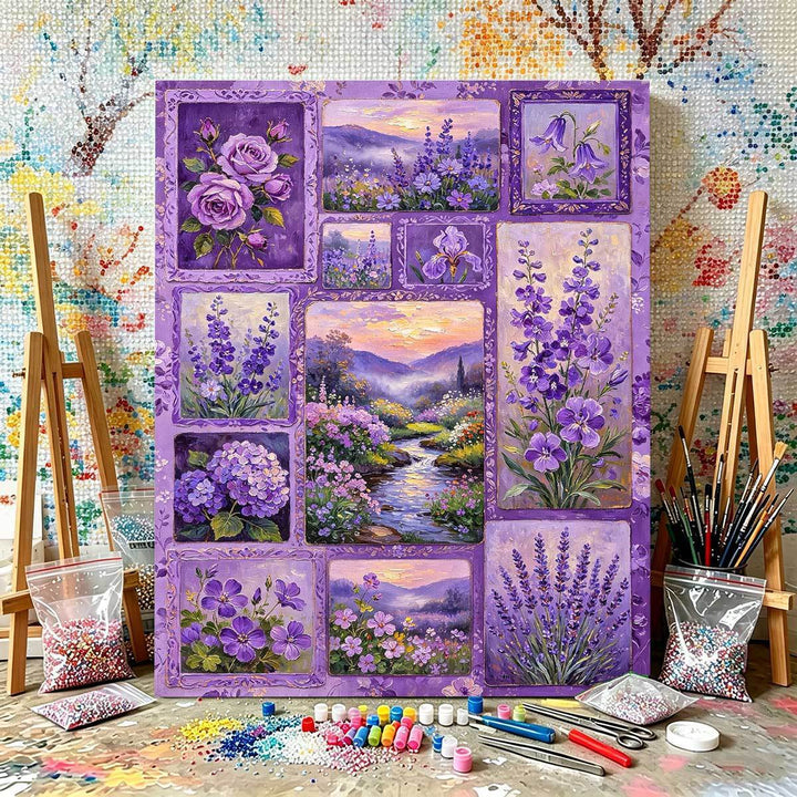 DIY Flower-Themed Paint by Numbers Kit Stornfield