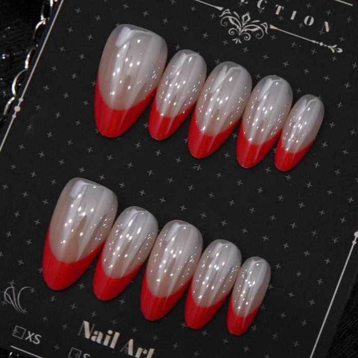 Trendy Gradient Stiletto Press-On Nails
