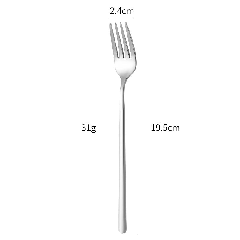 Elegant stainless steel dining fork with ergonomic handle Stornfield