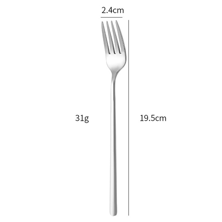 Elegant stainless steel dining fork with ergonomic handle Stornfield