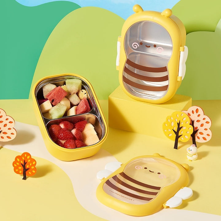 Cute Bee-Themed Snack Storage Box