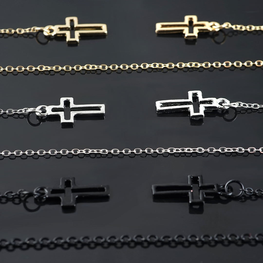 Dual Cross Pendant Eyewear Chain Stornfield