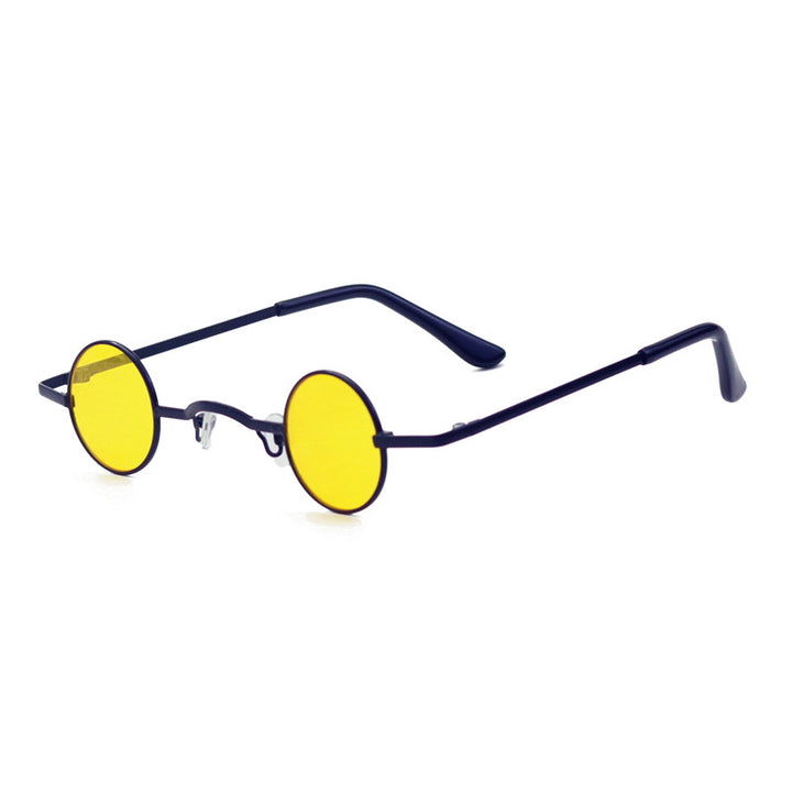 Retro-Inspired Round Metal Frame Sunglasses Stornfield