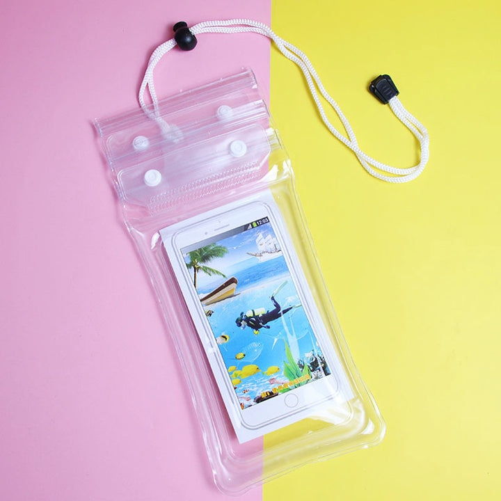 Unisex waterproof smartphone bag with flexible carrying strap Stornfield