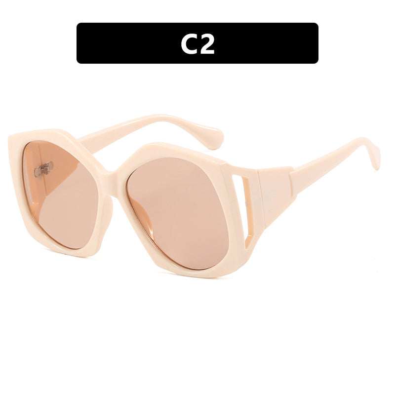 Women oversized sunglasses with futuristic design Stornfield