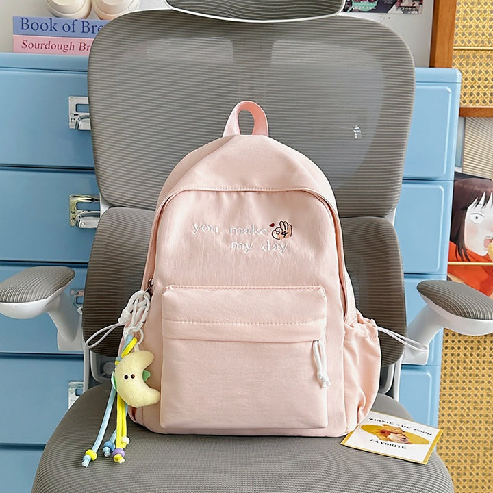 Casual Embroidered Mini Backpack Stornfield