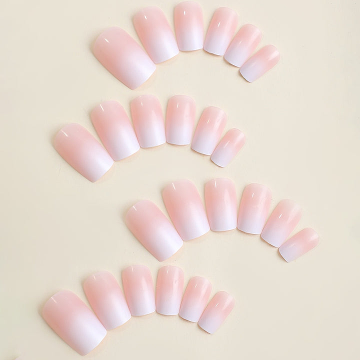 Acrylic nail set with stylish ombre effects and easy-care designs Stornfield