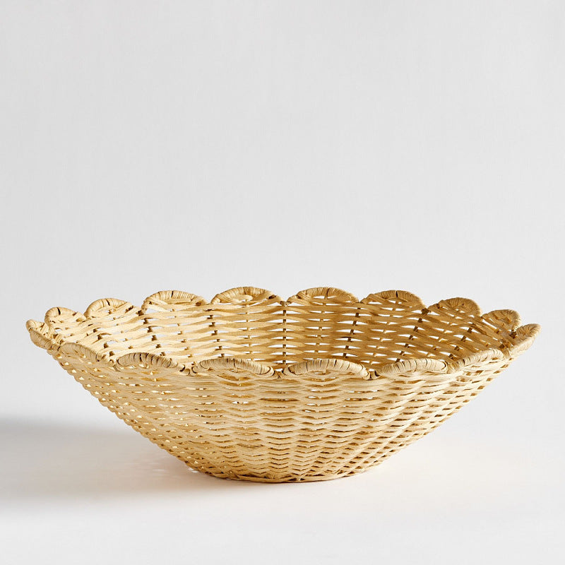 Decorative fruit basket with artistic weaving Stornfield