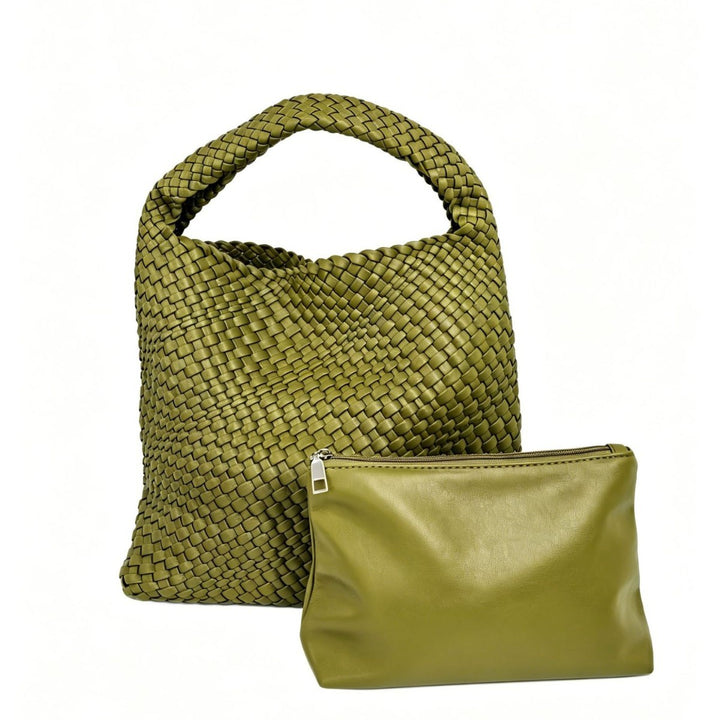 Textured Braided Tote Bag Stornfield