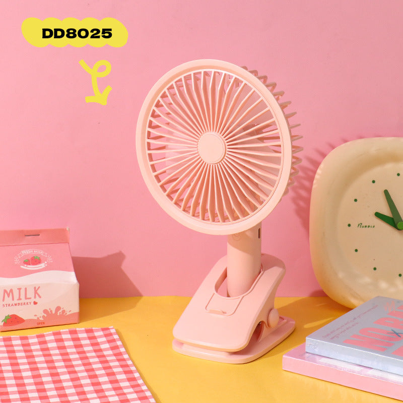 Women Portable Mini Rotary Fan with Flexible Tilt Mechanism Stornfield