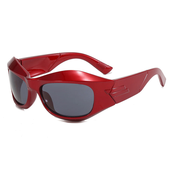 Women Retro Sunglasses in trendy Shield design Stornfield