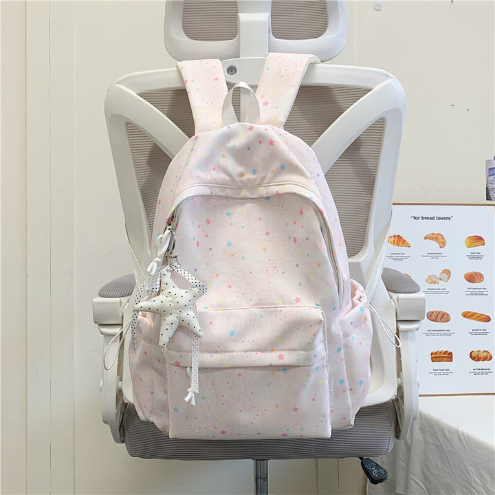 Star-Embellished School Backpack Stornfield